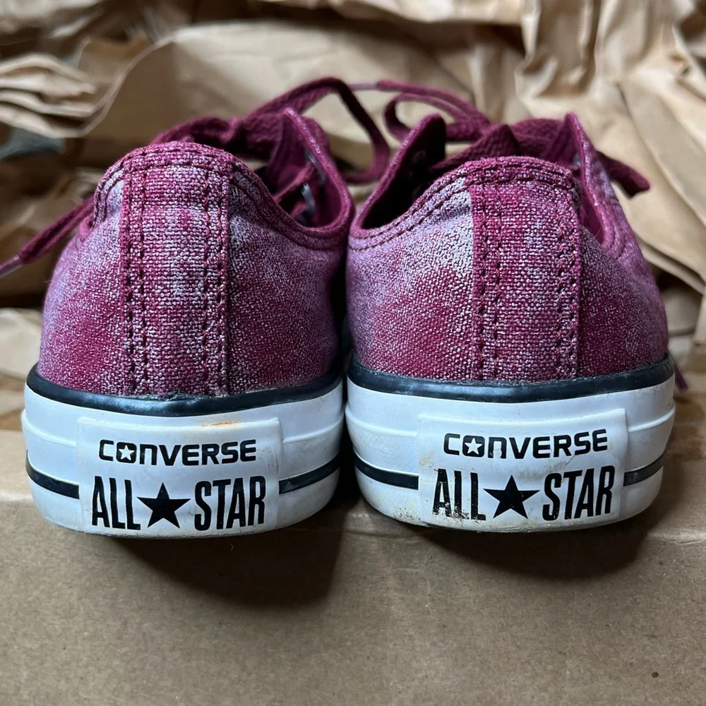 Maroon Converse Elena Gilbert core Size 7 - Picture 4 of 7